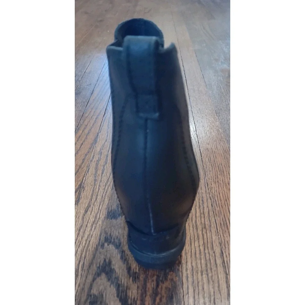 Sorel Joan of Arctic Wedge II Chelsea Boots Black Leather Women 7 NL3022-010